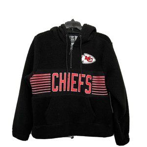 NEW Kentucky Chiefs NFL BLACK Sherpa Hoodie Medium Style QHLP573FKC $80.00